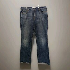 Levis 515 Bootcut Jeans Womens 16L Blue Med Wash Denim Mid Rise Zip Fly
